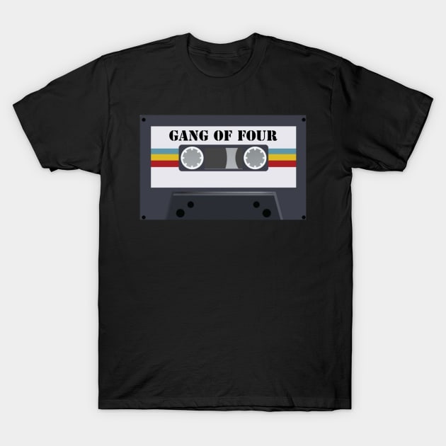 Gang of Four / Cassette Tape Style T-Shirt by Mieren Artwork 